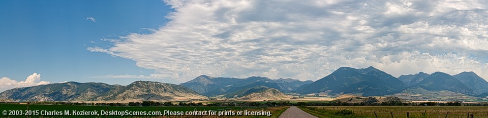 Gallatin Range Panoramic