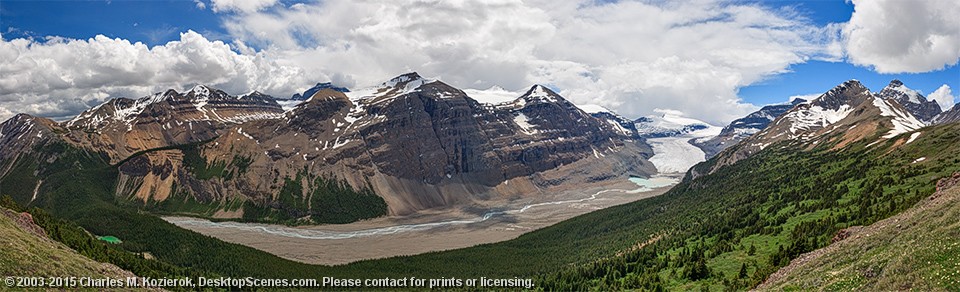 Saskatchewan Glacier Valley 